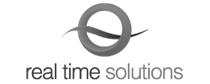 real time solutions website design logo