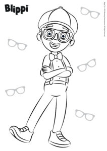 Blippi Activity Sheet