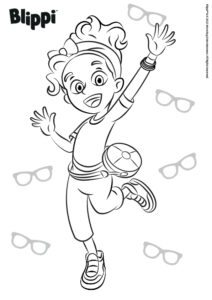 Blippi Activity Sheet