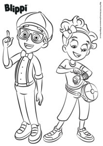 Blippi Activity Sheet