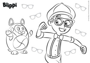 Blippi Activity Sheet