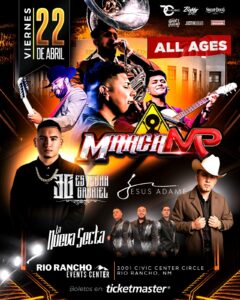 Marca MP, Esteban Gabriel, Jesus Adame, y La Nueva Secta En Concierto @ Rio Rancho Events Center